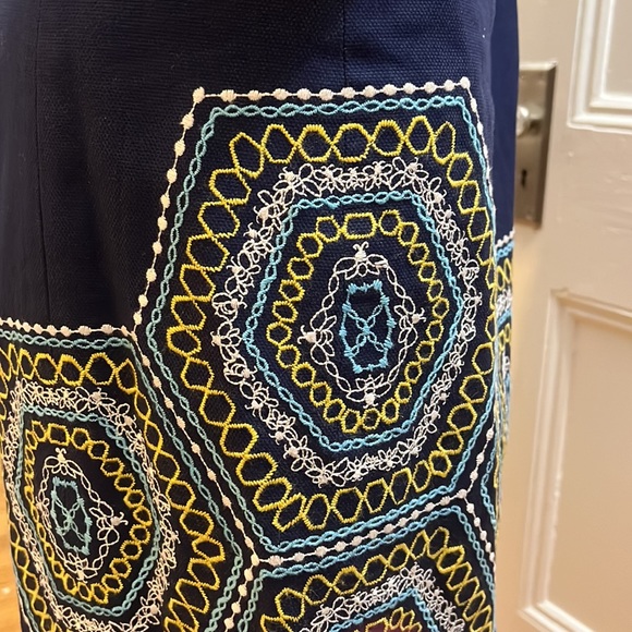 Lilly Pulitzer Navy Strapless Bowen Dress Size 2 - Picture 3 of 6